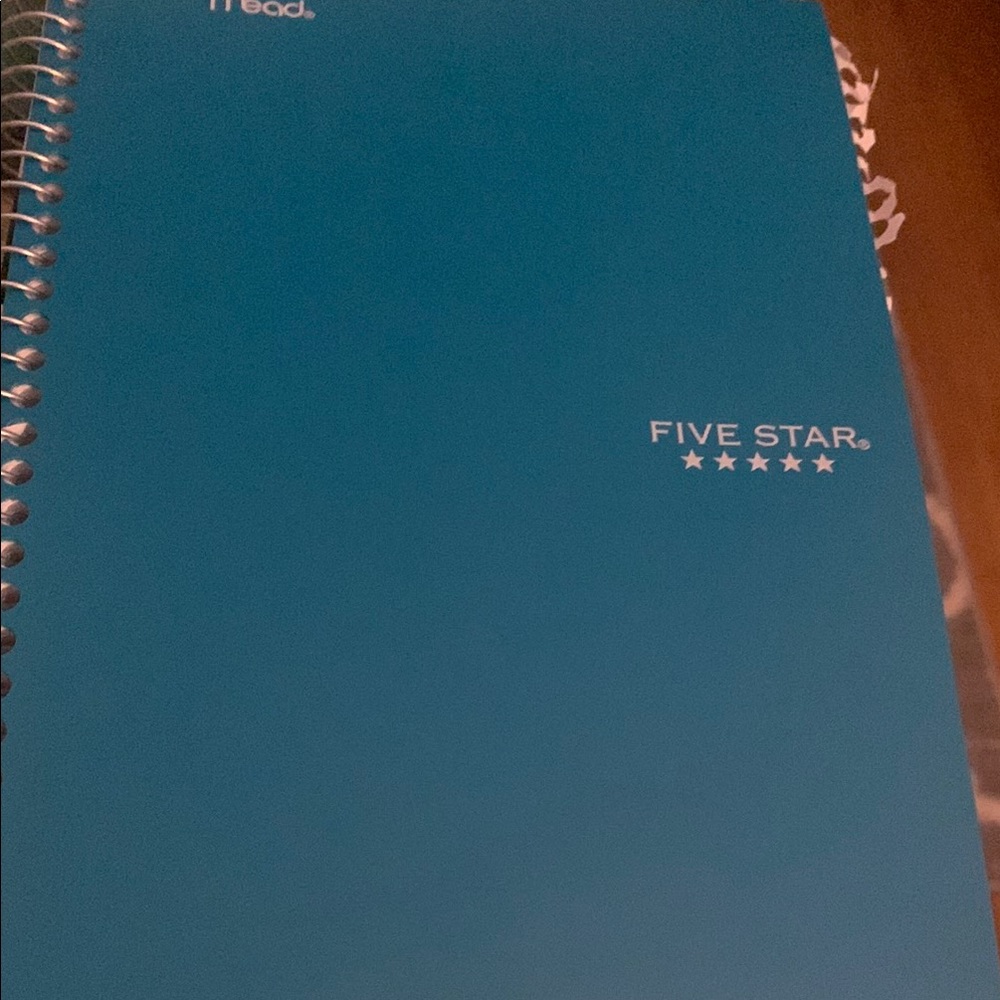 Five Star Blue Spiral Notebook
